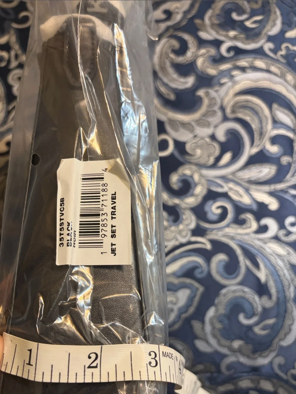 Michael Kors Black Logo-Print Crossbody with Branded Strap